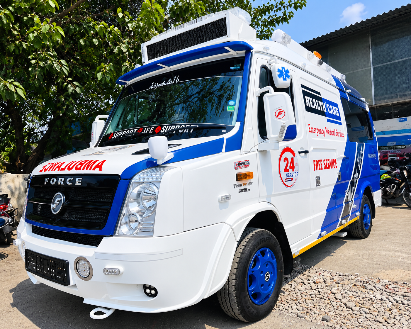 Basic Life Support and Patient Transport Ambulance